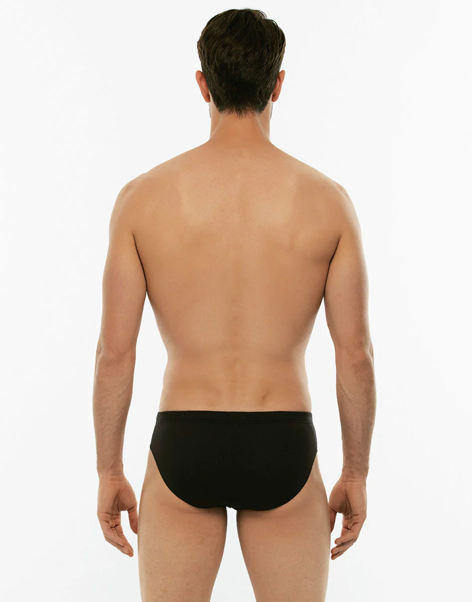 Bipack Slip 100% Pure Cotton nero in cotone - Image 2