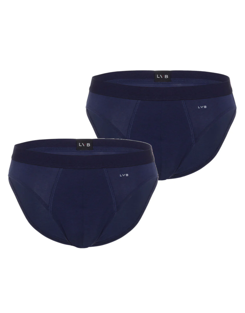 Bipack slip in cotone elasticizzato, blu - Image 3