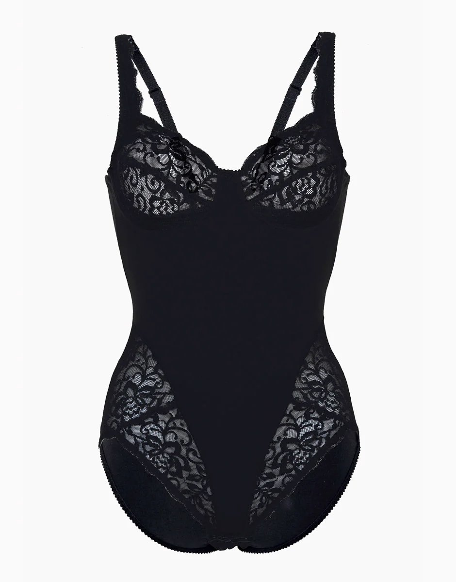 Body con ferretto lov’ring pizzo, nero. Media contenitività. - Image 4