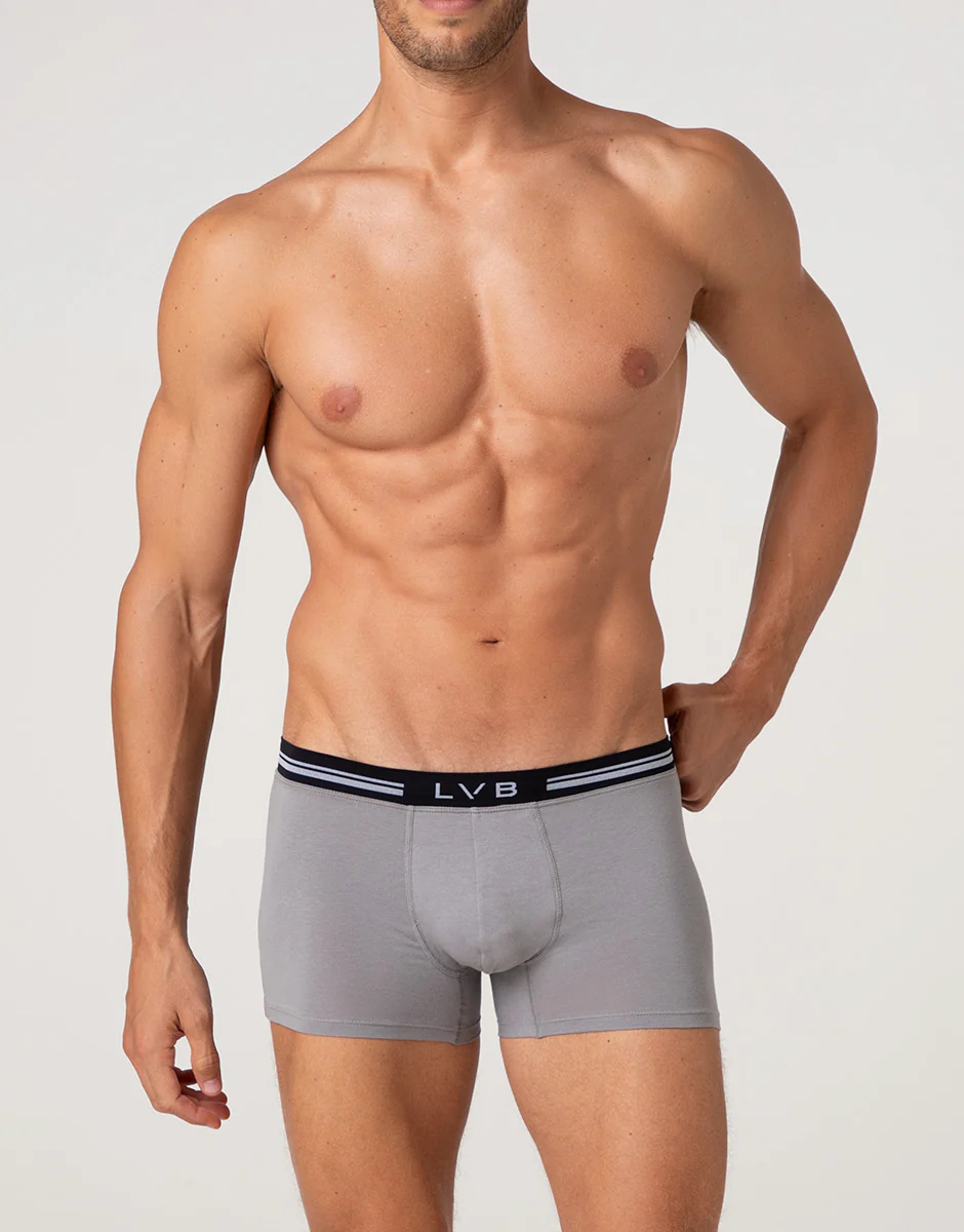 Boxer Comfort 360 Stretch Cotton, grigio scuro