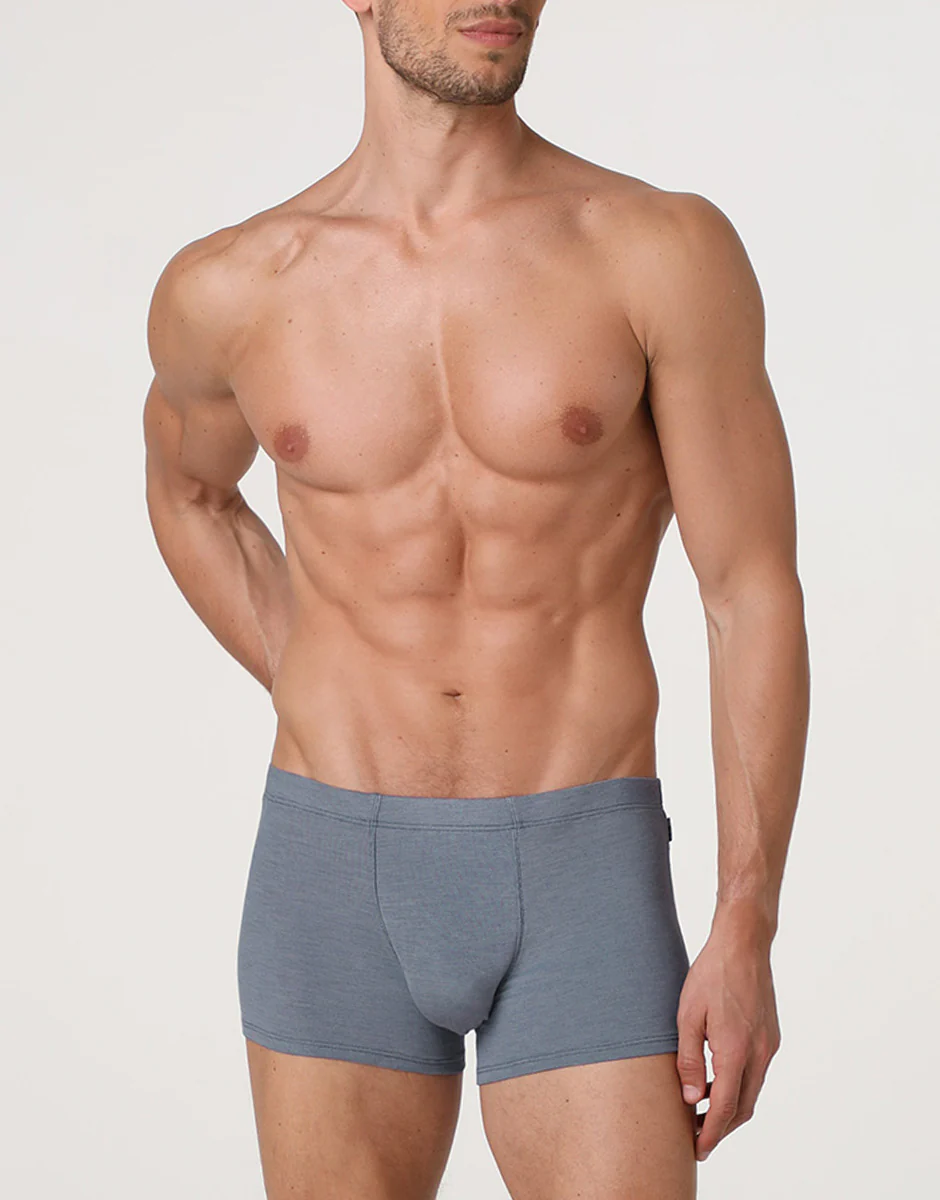 Boxer Piquet Micromodal, avio scuro