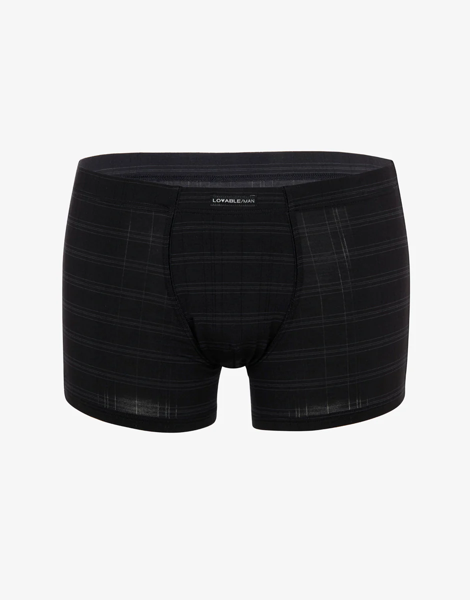 Boxer uomo in micromodal, nero - Image 4