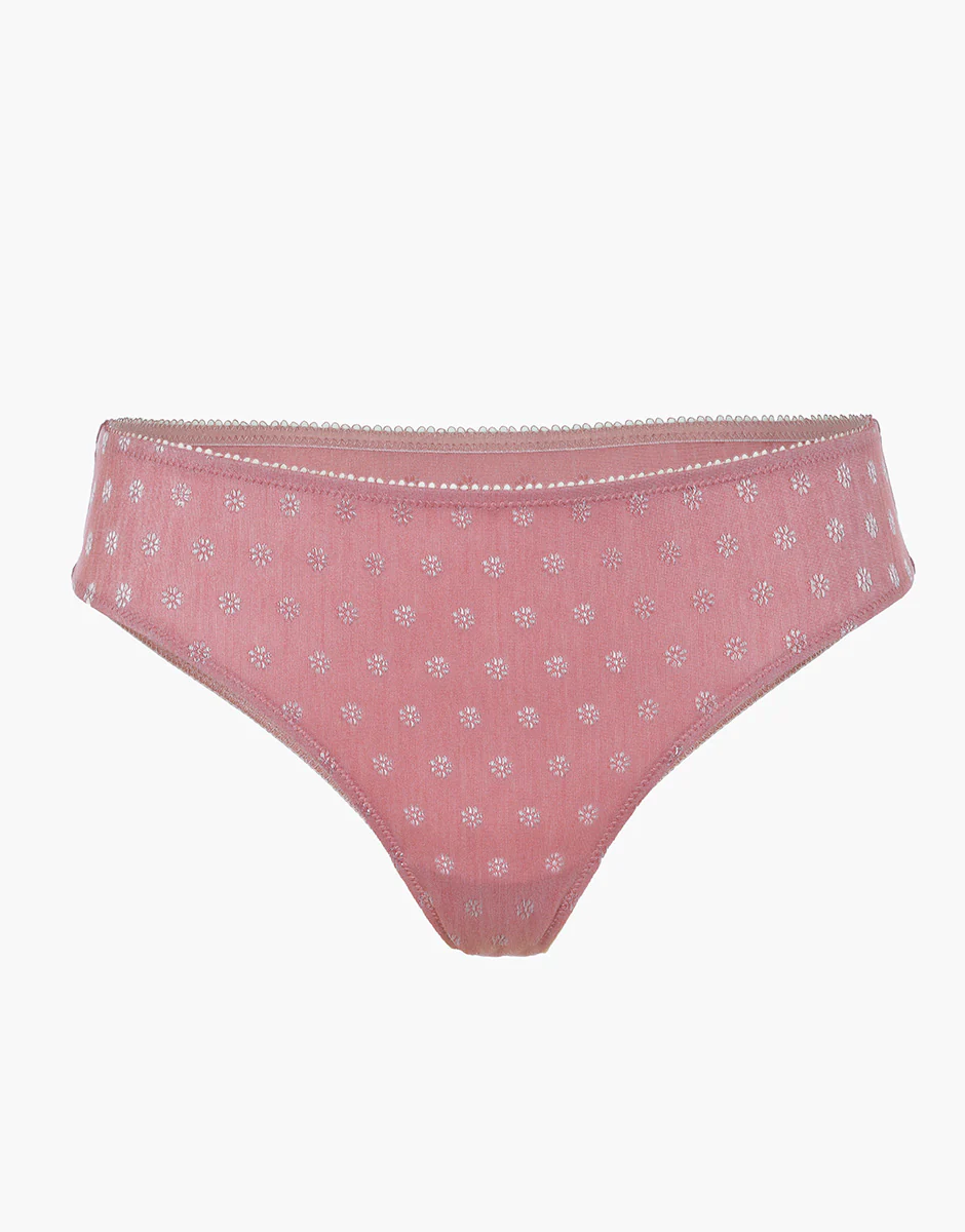 Brasiliano Daisy Fancy Micro in microfibra, rosa polvere - Image 5