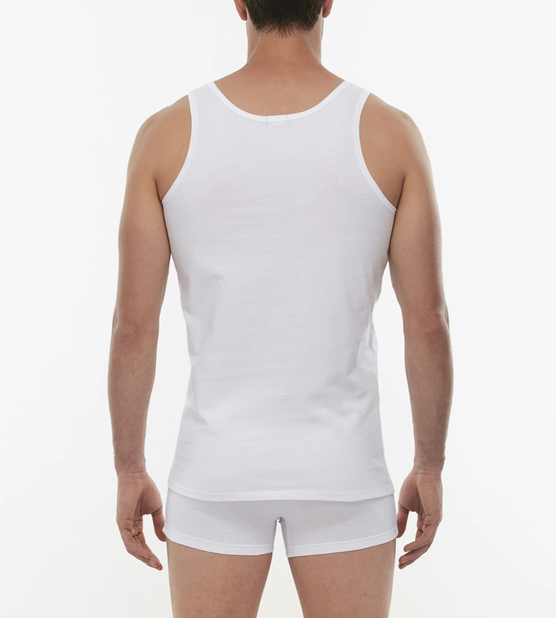 Canotta 100% Pure Cotton bianco in cotone - Image 2
