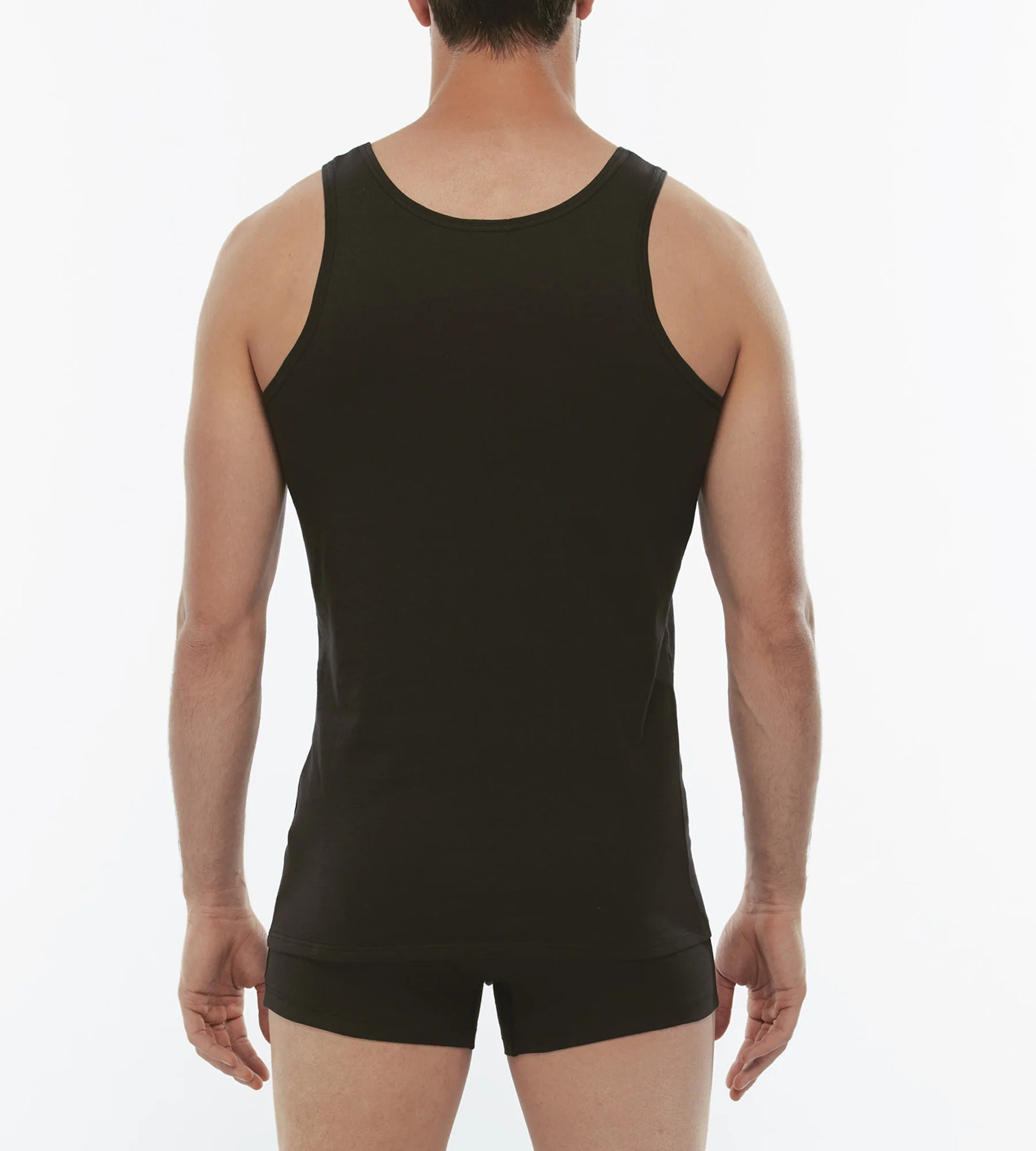 Canotte 100% Pure Cotton nera in cotone - Image 2