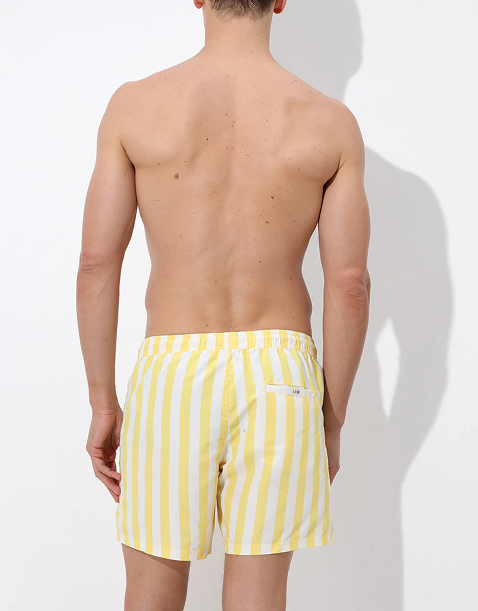 Costume Boxer Trendy Manopesca, giallo righe - Image 3