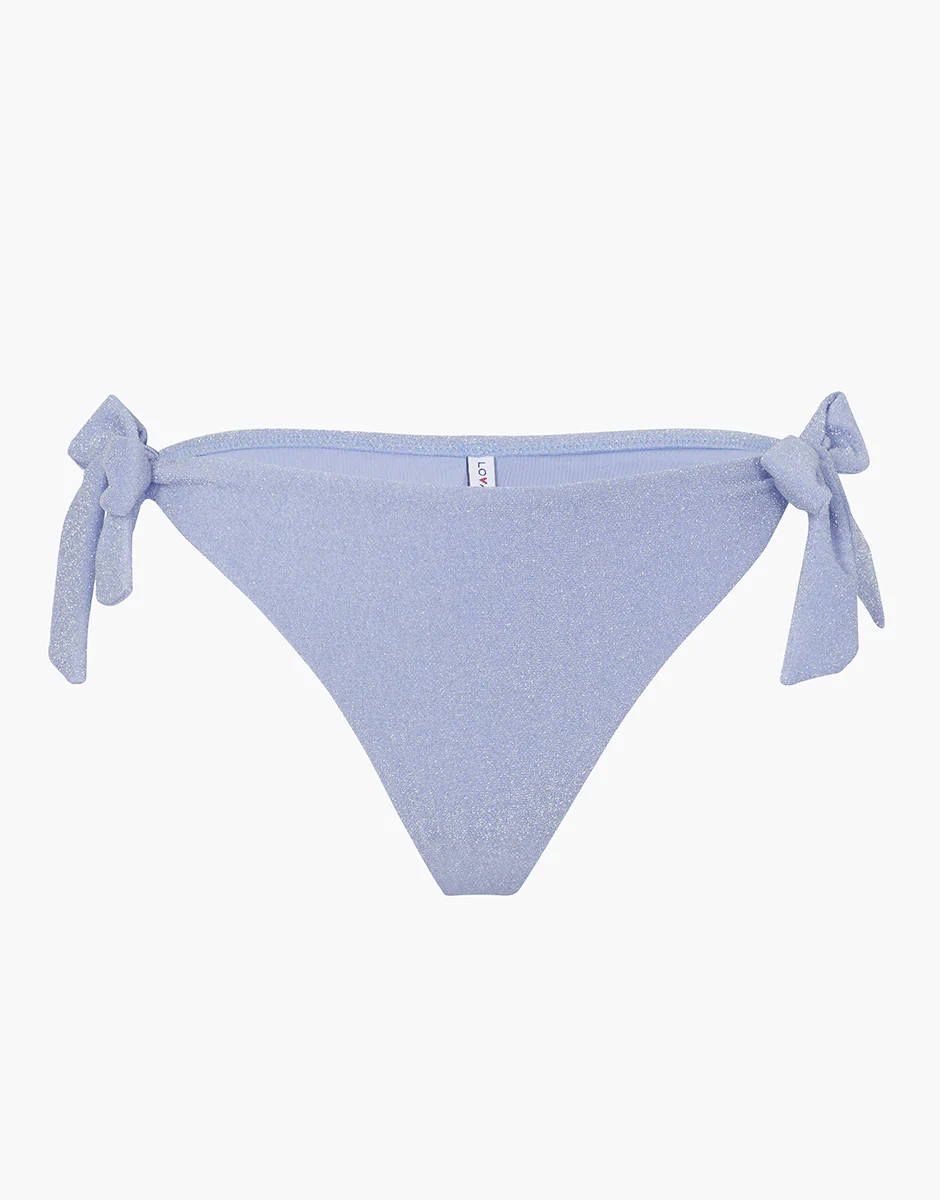 Costume Brasiliano con Laccetti Sparkly Micro, azzurro polvere lillato - Image 5