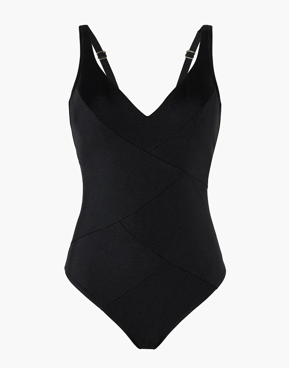 Costume Intero modellatore Glossy Micro, nero - Image 4