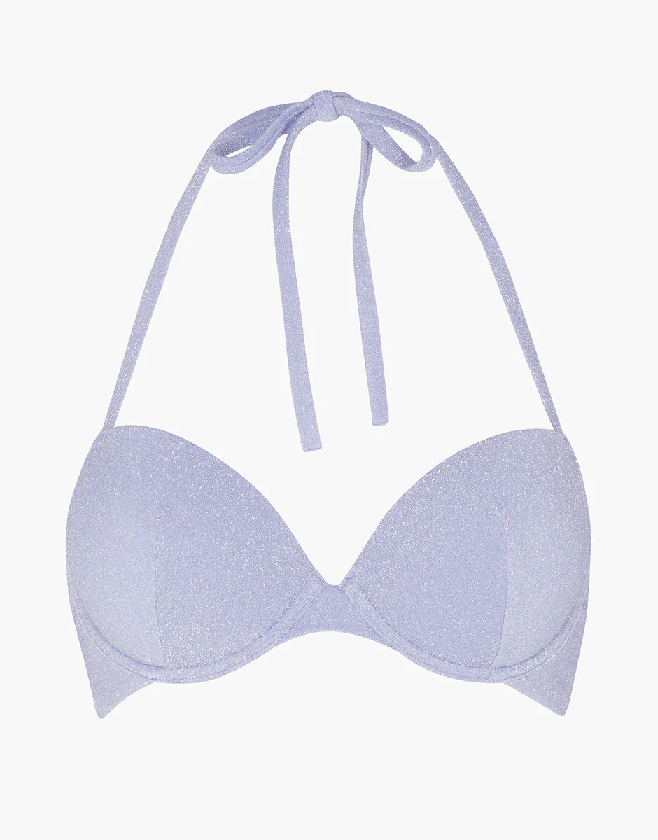 Costume Reggiseno Push-Up con Ferretto Sparkly Micro, azzurro polvere lillato - Image 6