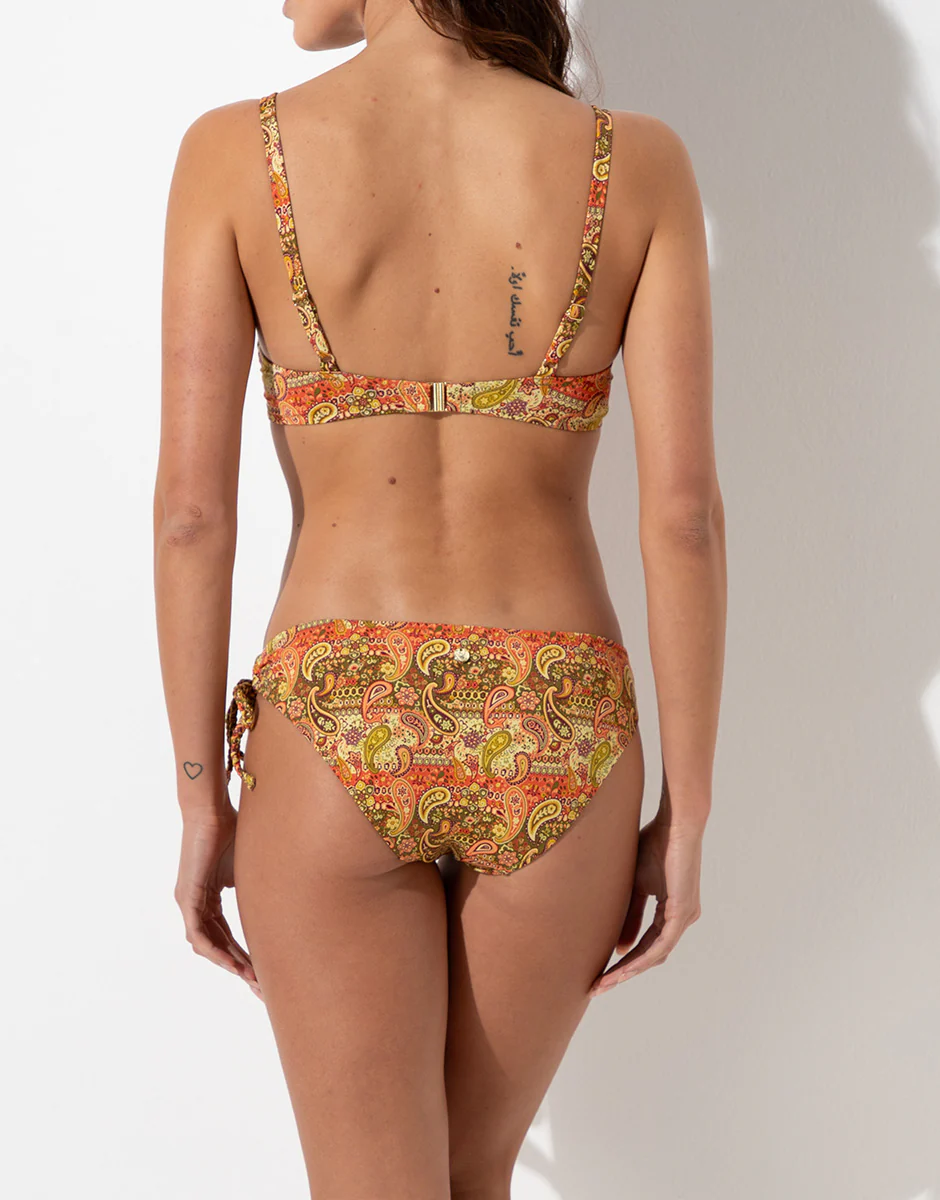 Costume Reggiseno Triangolo con Ferretto Braid Printed Micro, cachemire stampato - Image 4