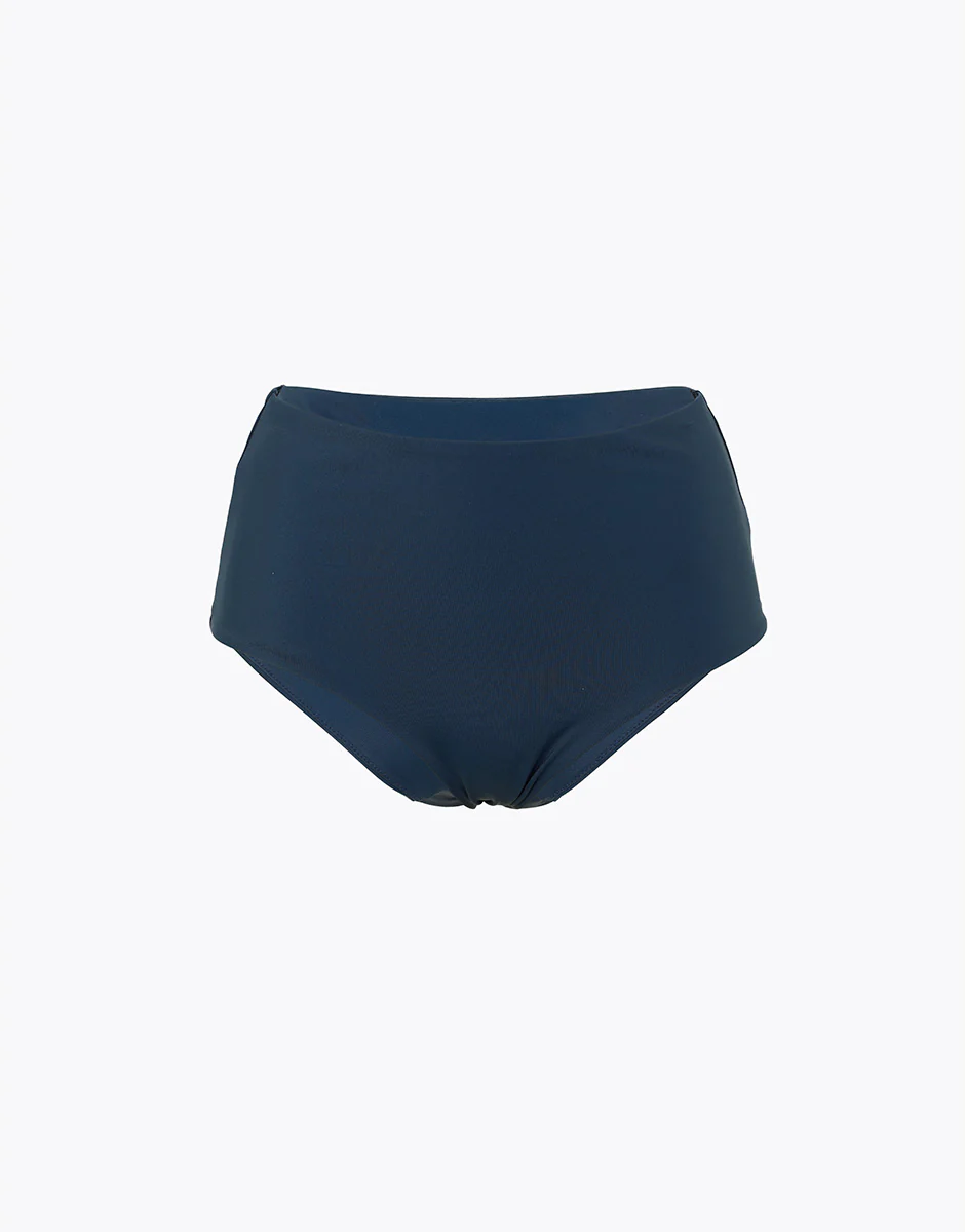 Costume Slip Alto con Arriccio Rephined Shaping Micro, blu notte - Image 6