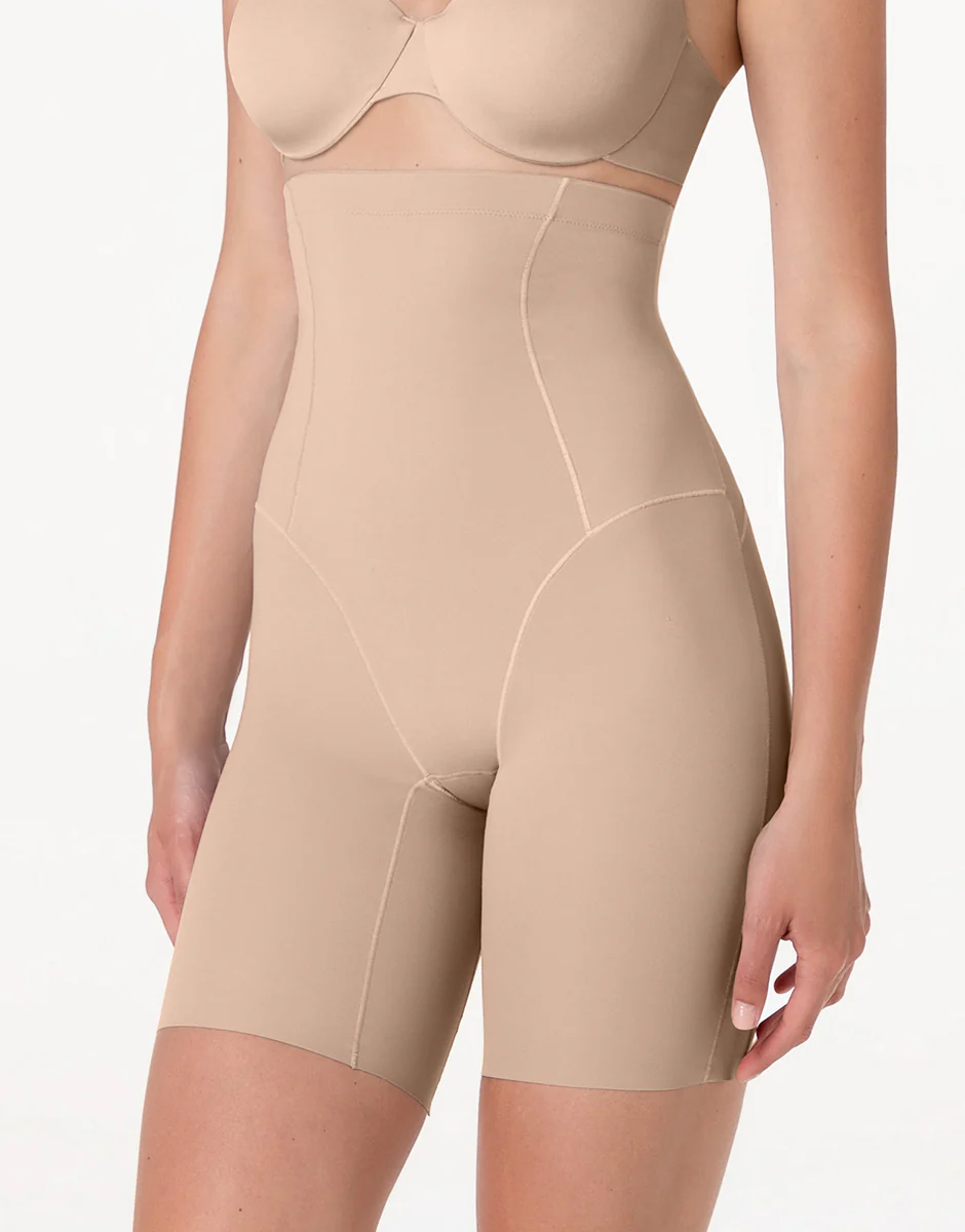 Guaina Gambaletto Vita Alta Modellante Sculpt Shaping in microfibra, nudo chiaro - Image 2