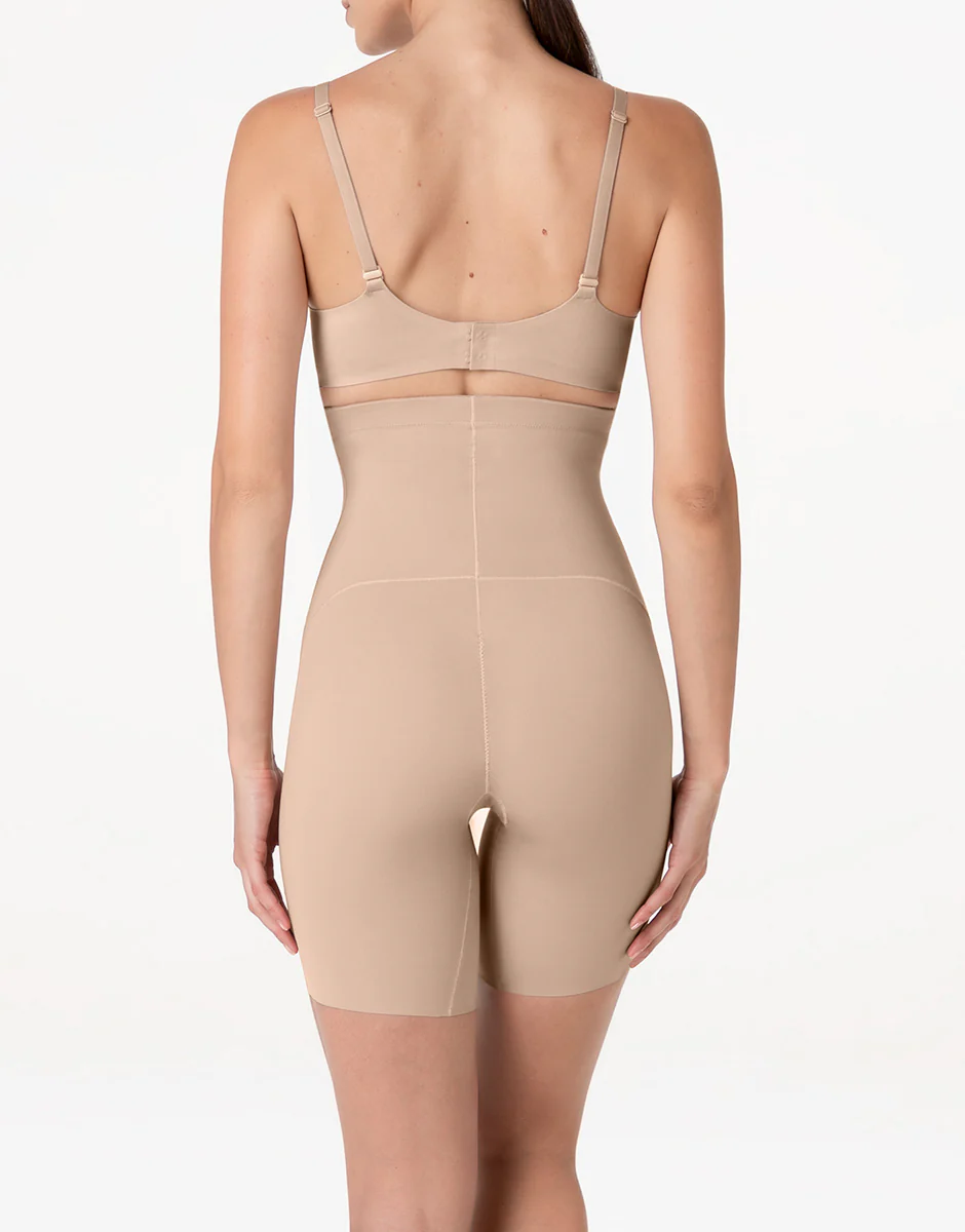 Guaina Gambaletto Vita Alta Modellante Sculpt Shaping in microfibra, nudo chiaro - Image 5