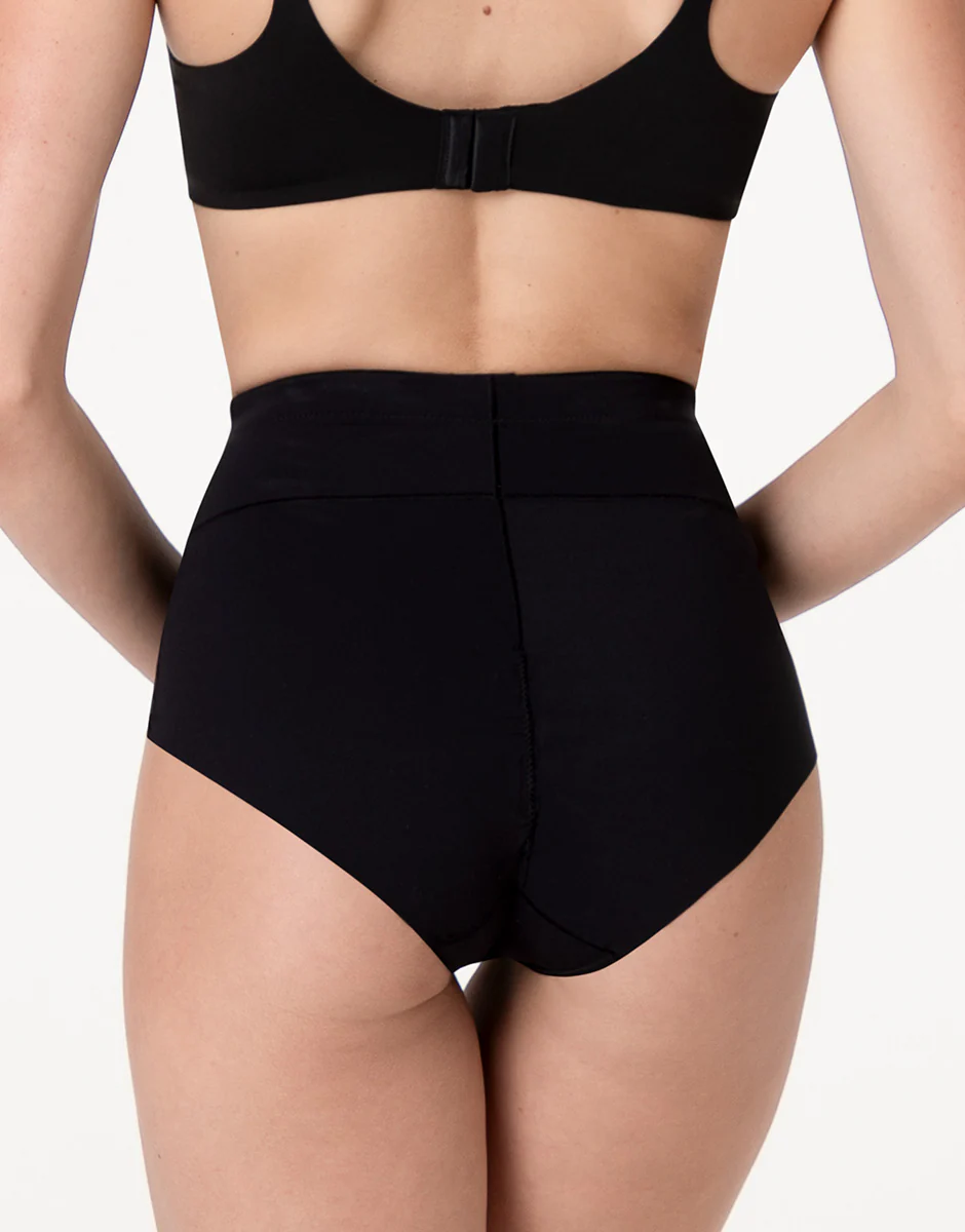 Guaina Midi Modellante Sculpt Shaping in microfibra, nero - Image 2