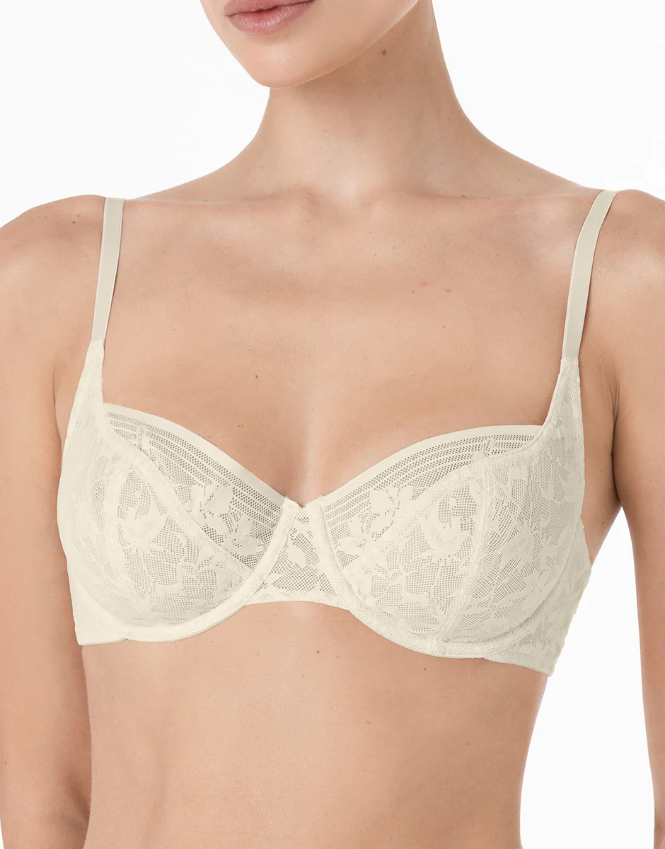 Reggiseno con Ferretto Blossom Lace in pizzo, avorio - Image 5