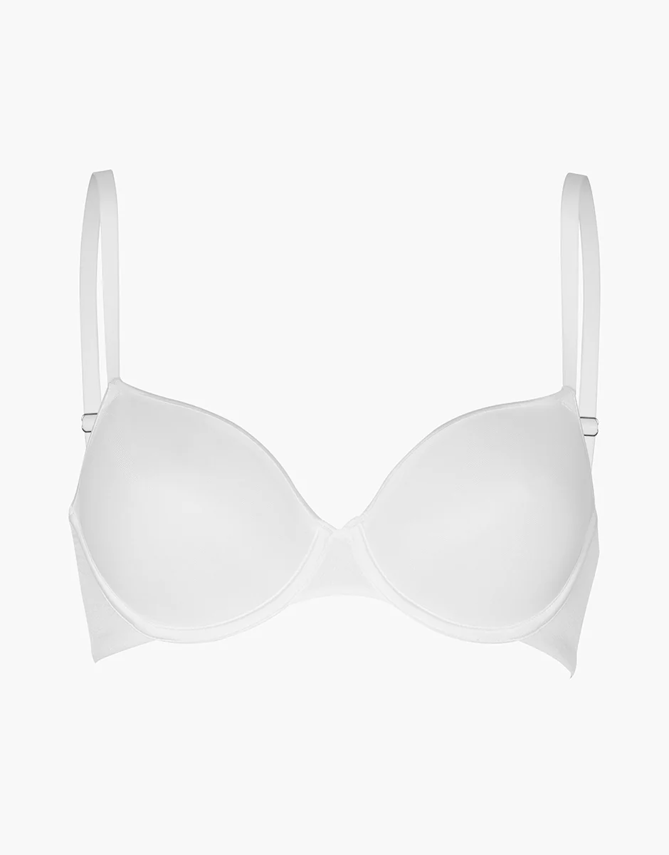 Reggiseno con Ferretto Coppa Spacer Invisible Breeze in microfibra, bianco - Image 6