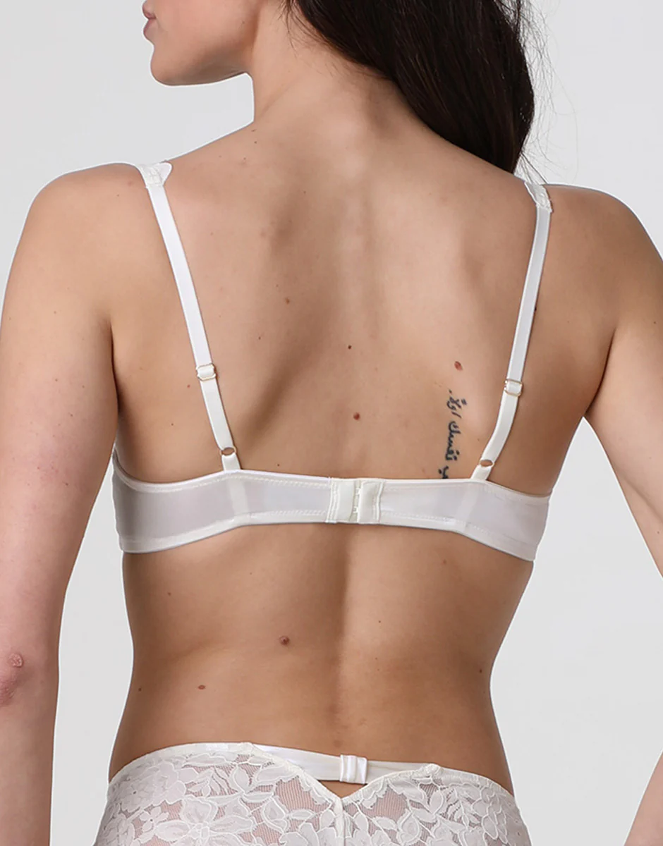 Reggiseno con ferretto Push-Up Beautiful Lace in pizzo, bianco latte - Image 3