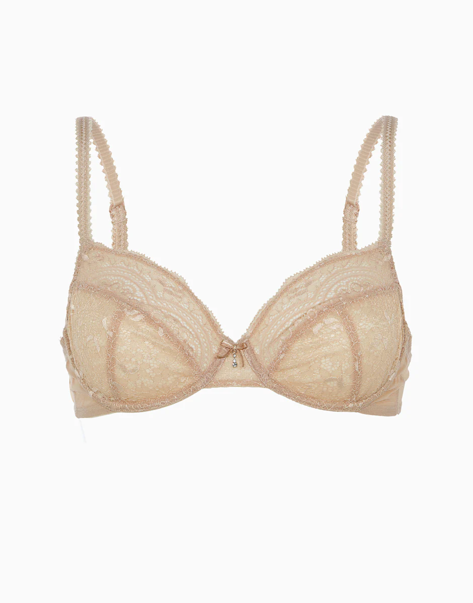 Reggiseno Ferretto senza imbottitura Celebrity, skin, in pizzo e tulle - Image 6