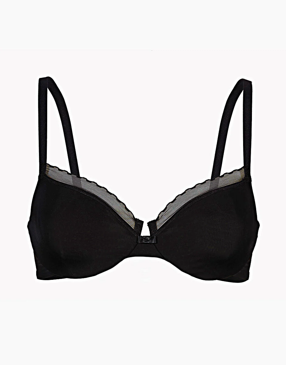 Reggiseno ferretto senza imbottitura My Daily Comfort, nero, in microfibra ultra soft. Comfort estremo - Image 6