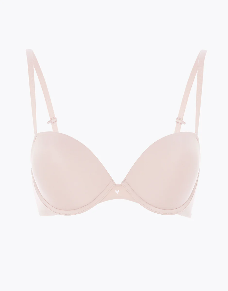 Reggiseno Push-Up con ferretto Invisible Secret in microfibra, skin - Image 7