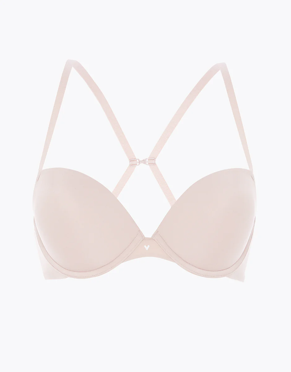 Reggiseno Push-Up con ferretto Invisible Secret in microfibra, skin - Image 8