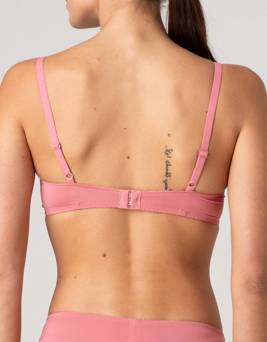 Reggiseno senza ferretto Floreal Lace in pizzo, rosa pesco - Image 2