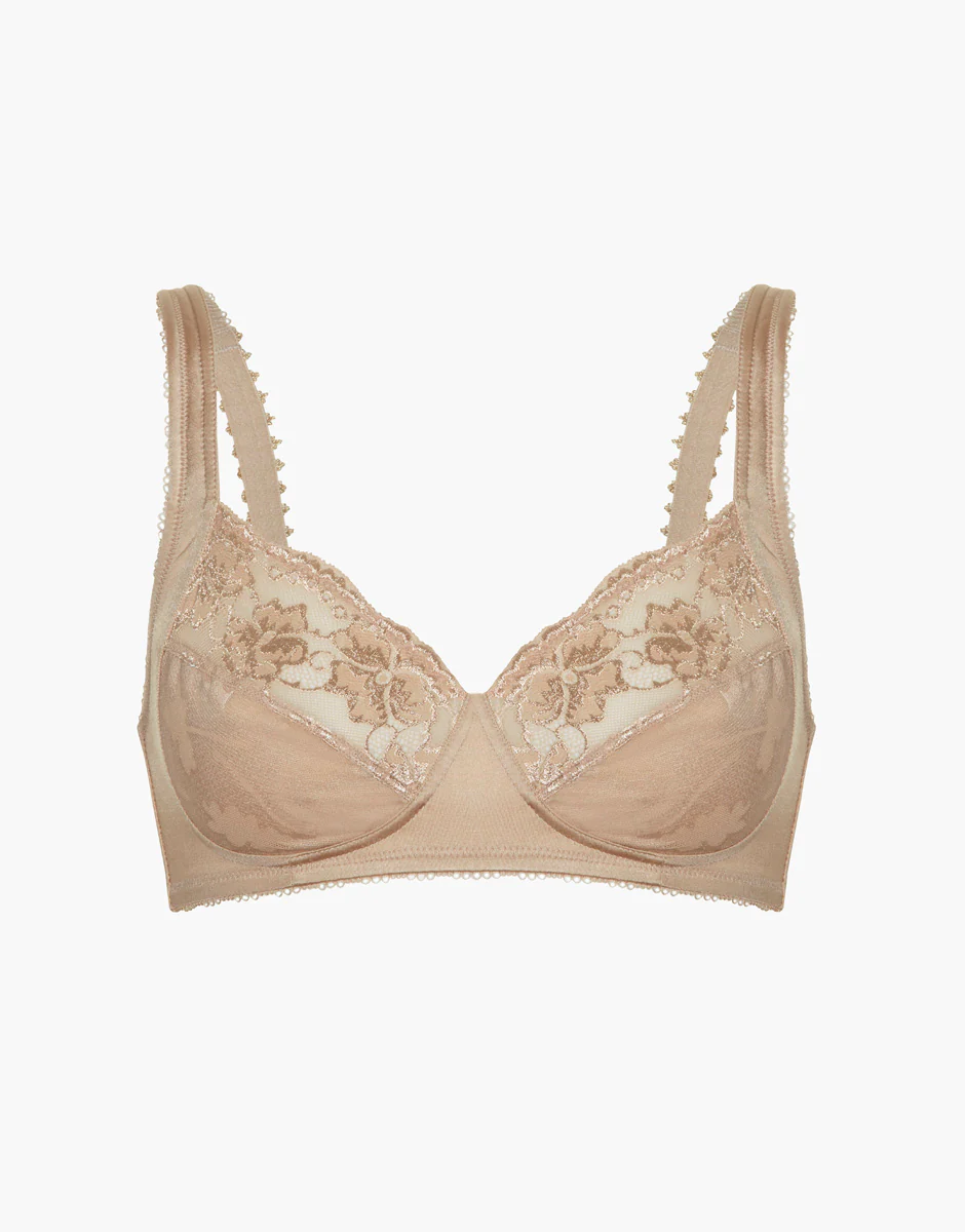 Reggiseno senza ferretto senza imbottitura exuberance, skin, in pizzo. Alto sostegno. - Image 6