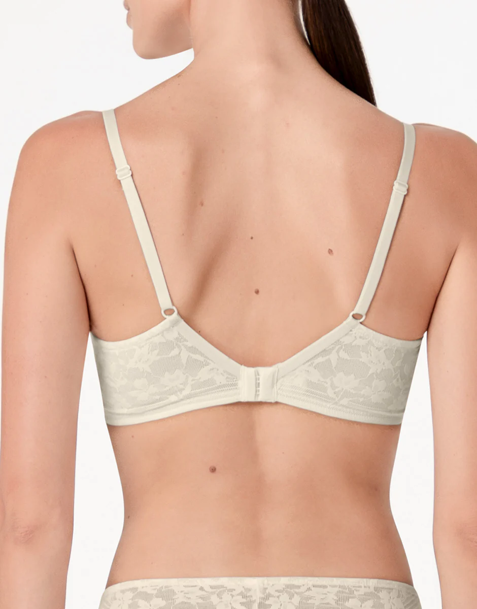 Reggiseno Triangolo senza Ferretto Blossom Lace in pizzo, avorio - Image 2
