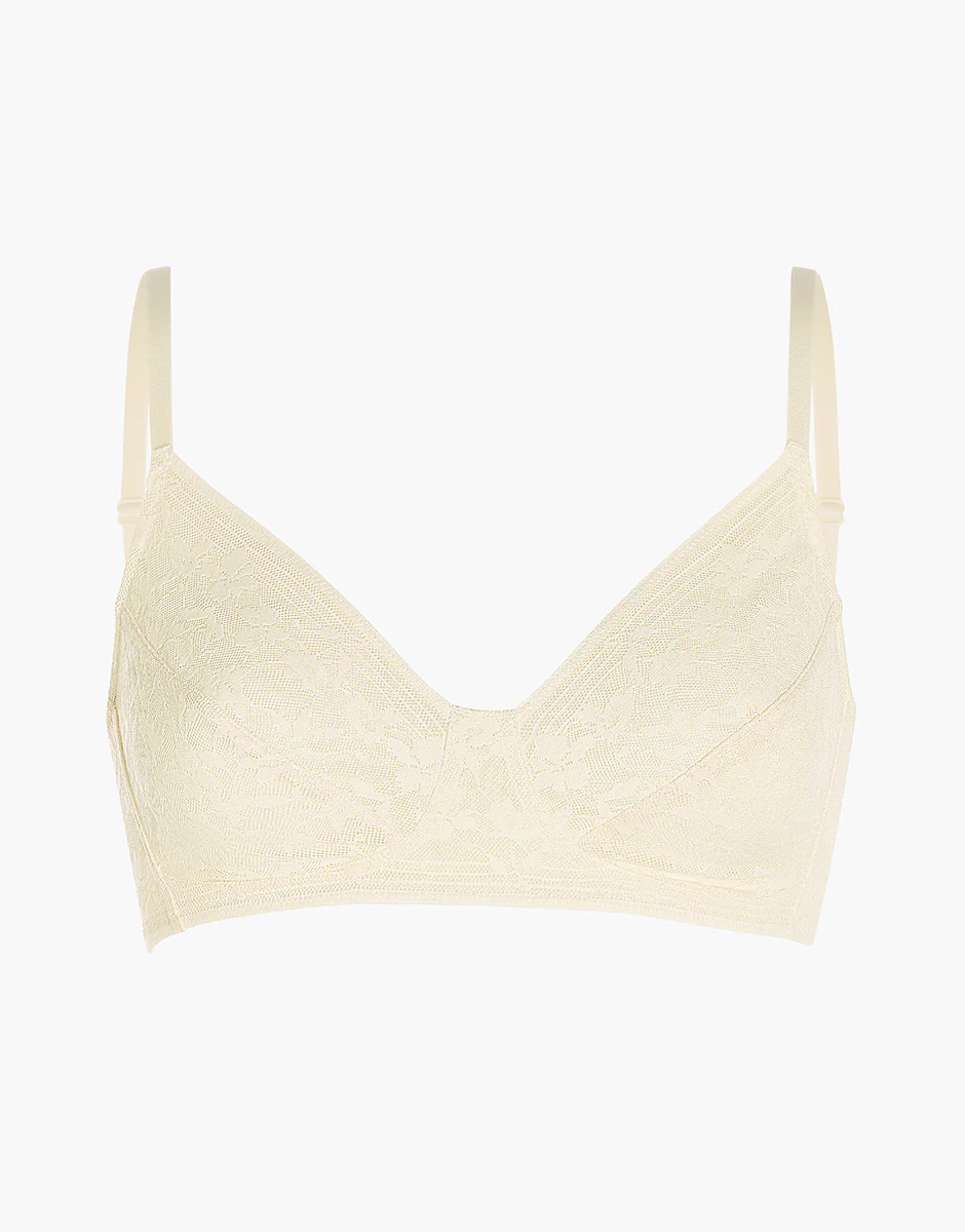 Reggiseno Triangolo senza Ferretto Blossom Lace in pizzo, avorio - Image 6