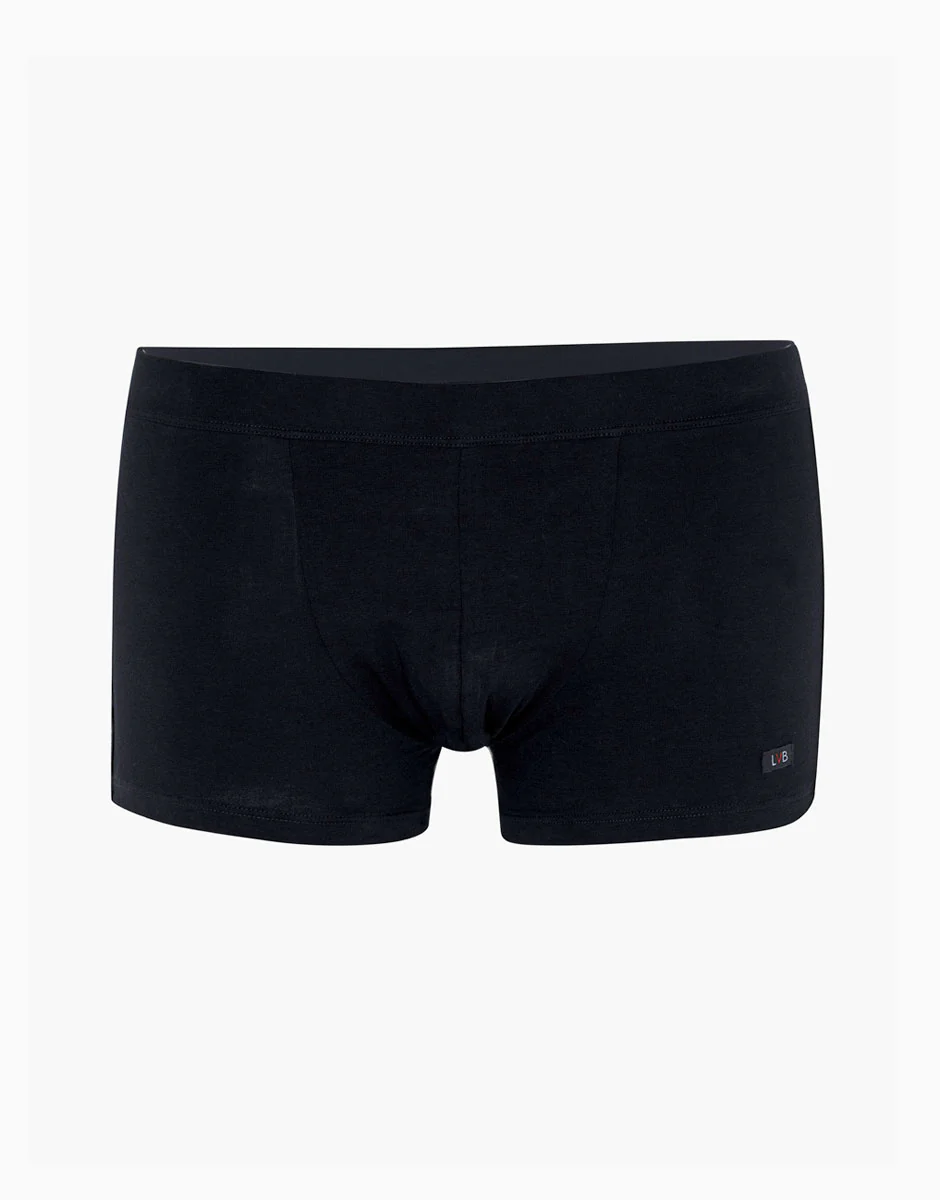 Short boxer Cotton Stretch nero in cotone elasticizzato - Image 4