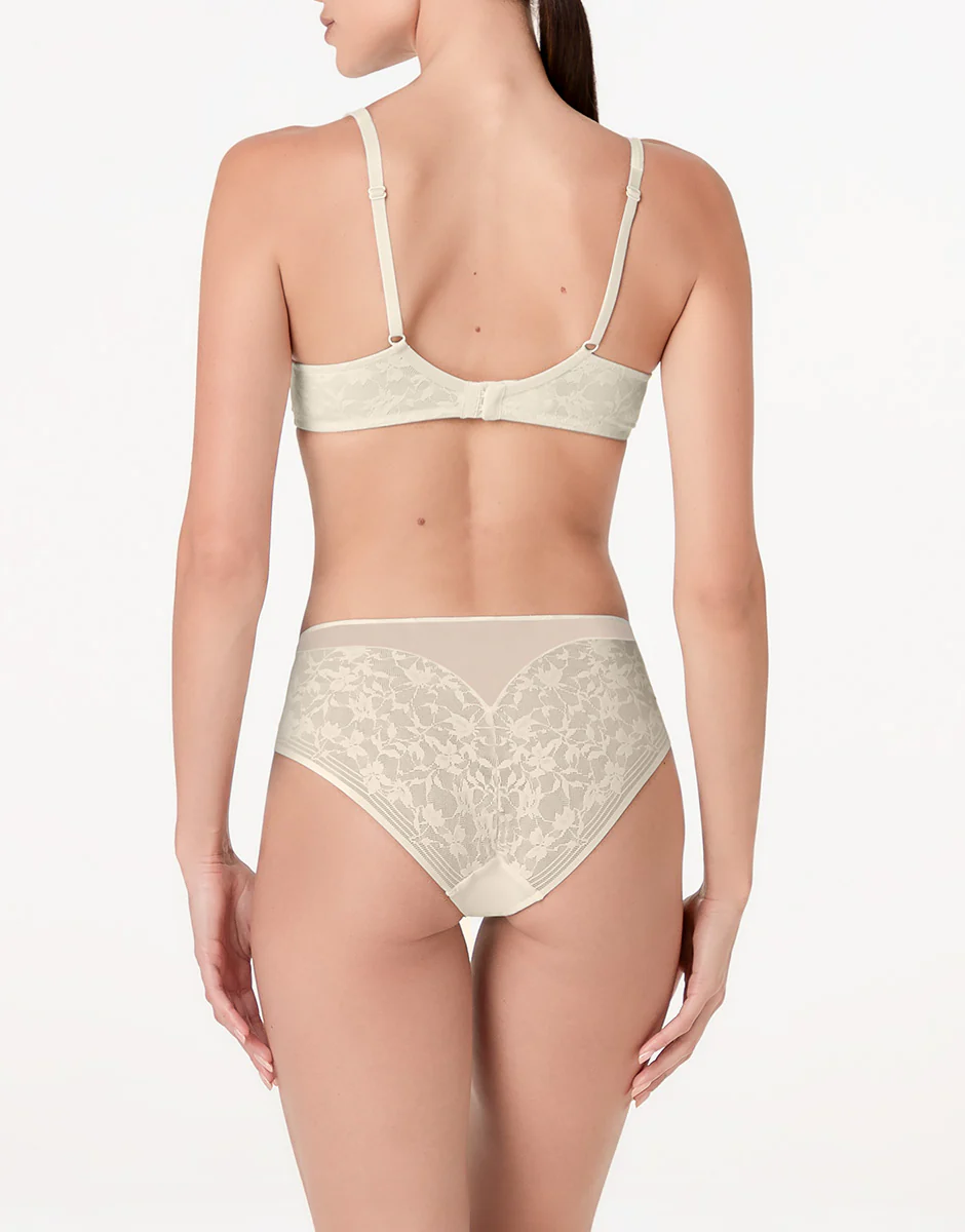 Slip Blossom Lace in pizzo, avorio - Image 4