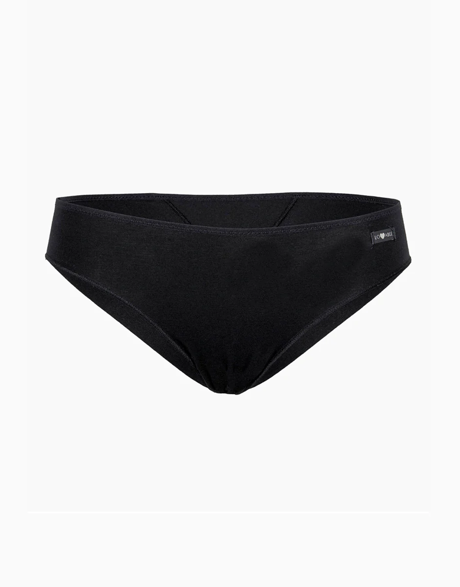 Slip Invisible Cotton nero in cotone. Massima invisibilità - Image 4