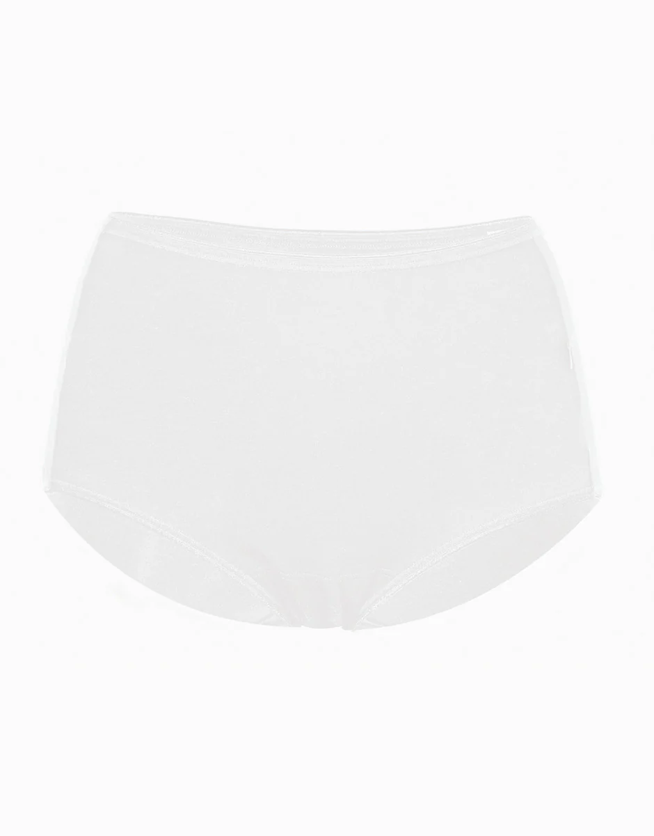 Slip maxi lovely, bianco in cotone soft - Image 4
