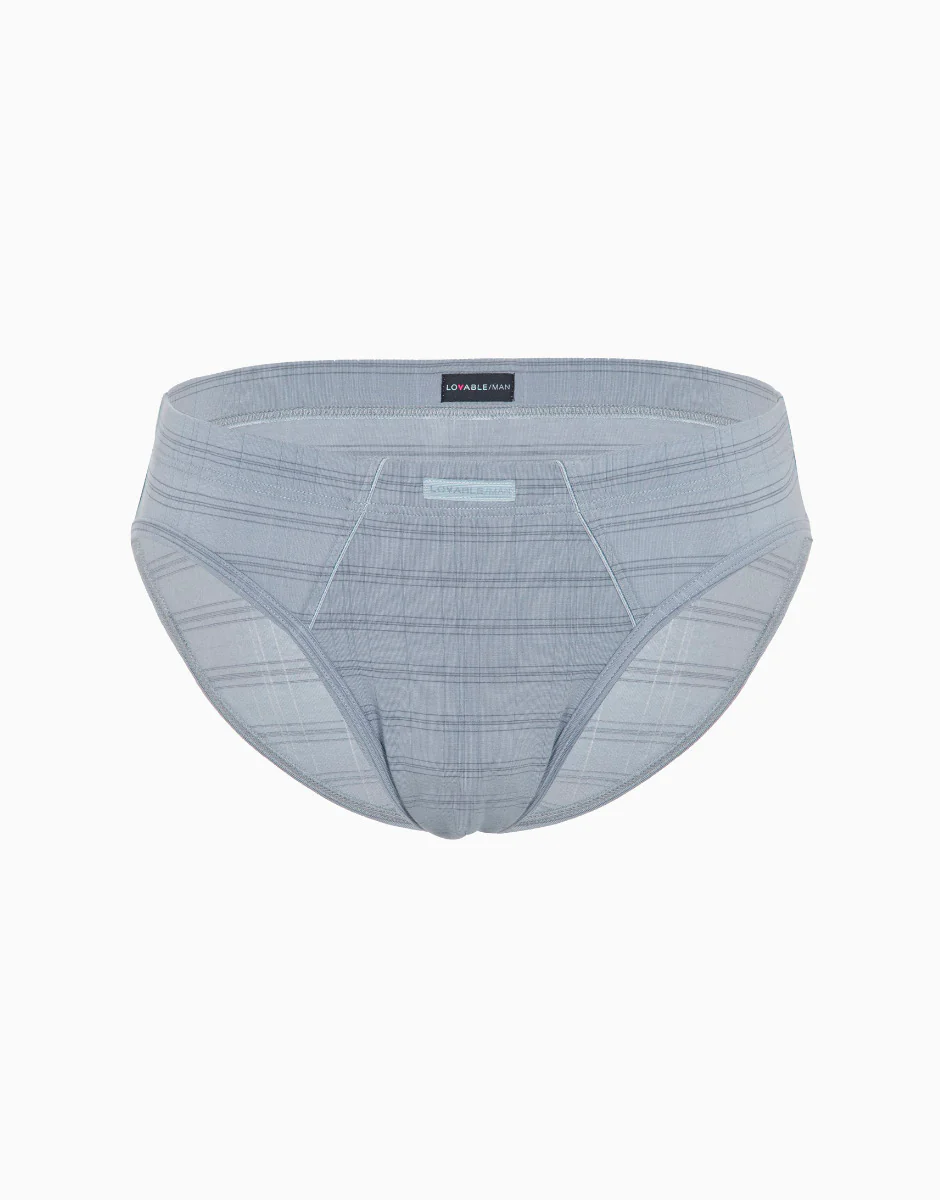Slip uomo in micromodal, grigio chiaro - Image 4