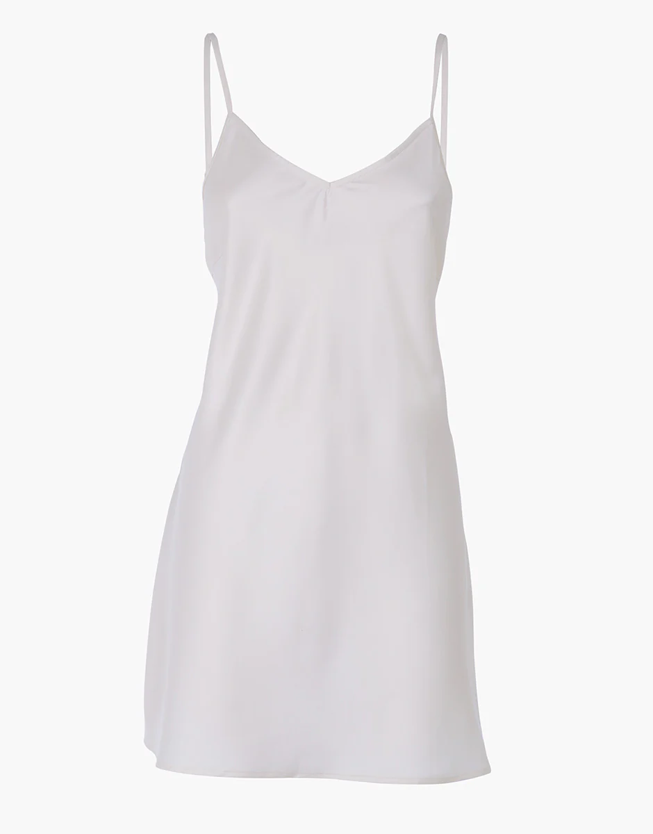 Sottoveste in satin, avorio - Image 4